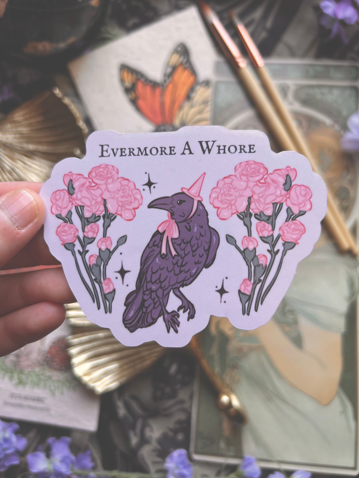 Evermore A Whore Sticker