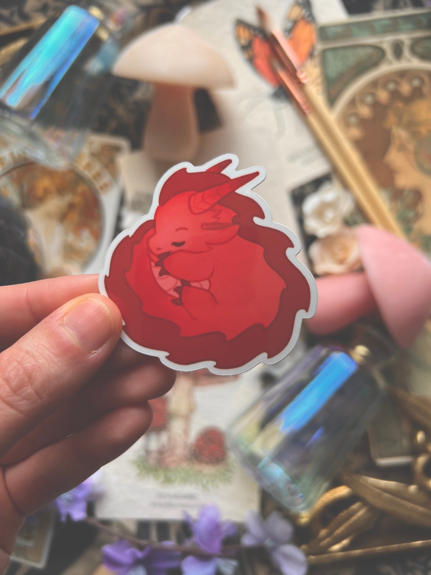 Fourth Wing Dragon Sticker Pack