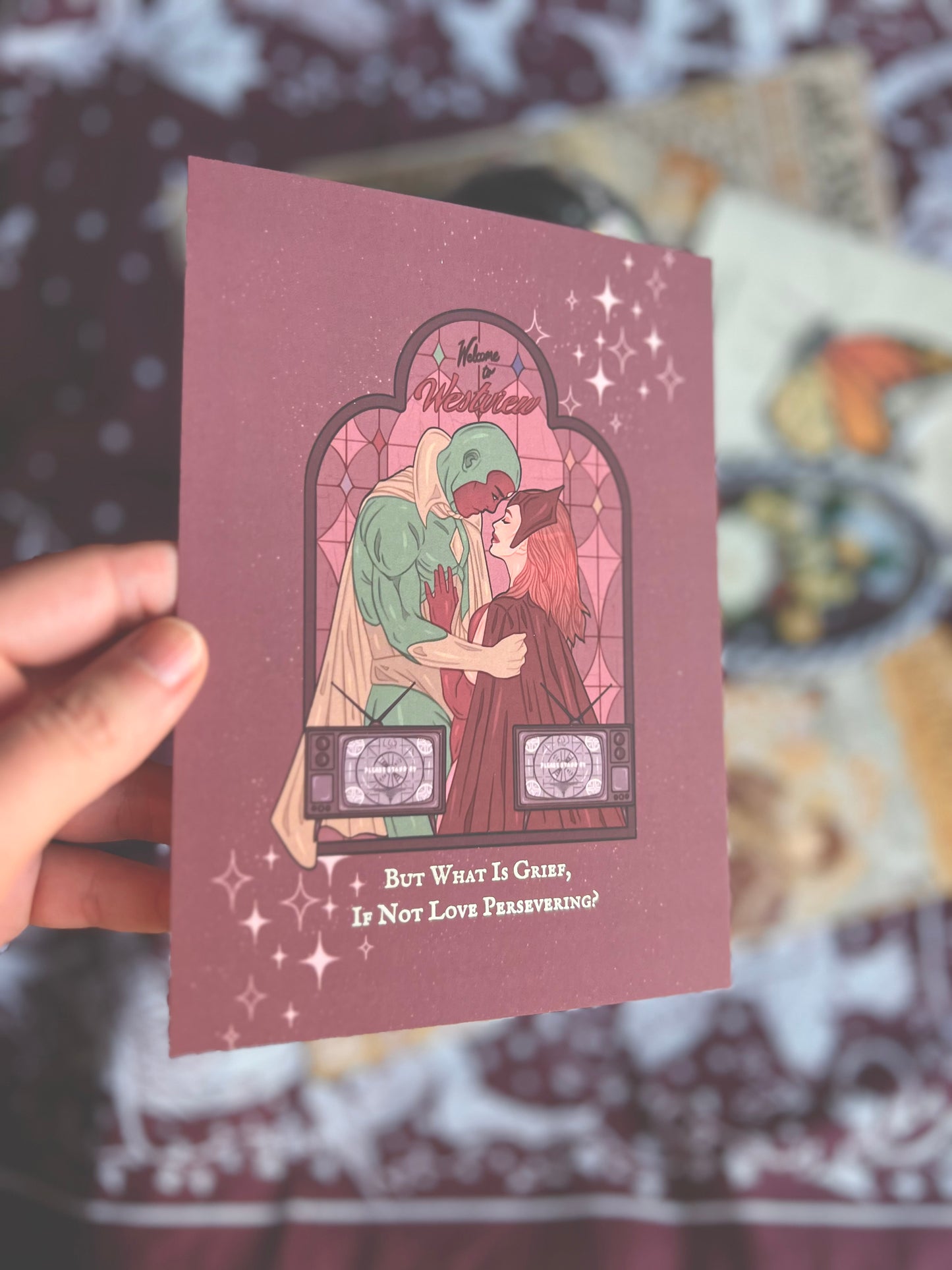 Wandavision Gold Foil Print
