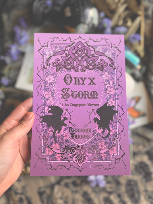 Onyx Storm Foiled Prints