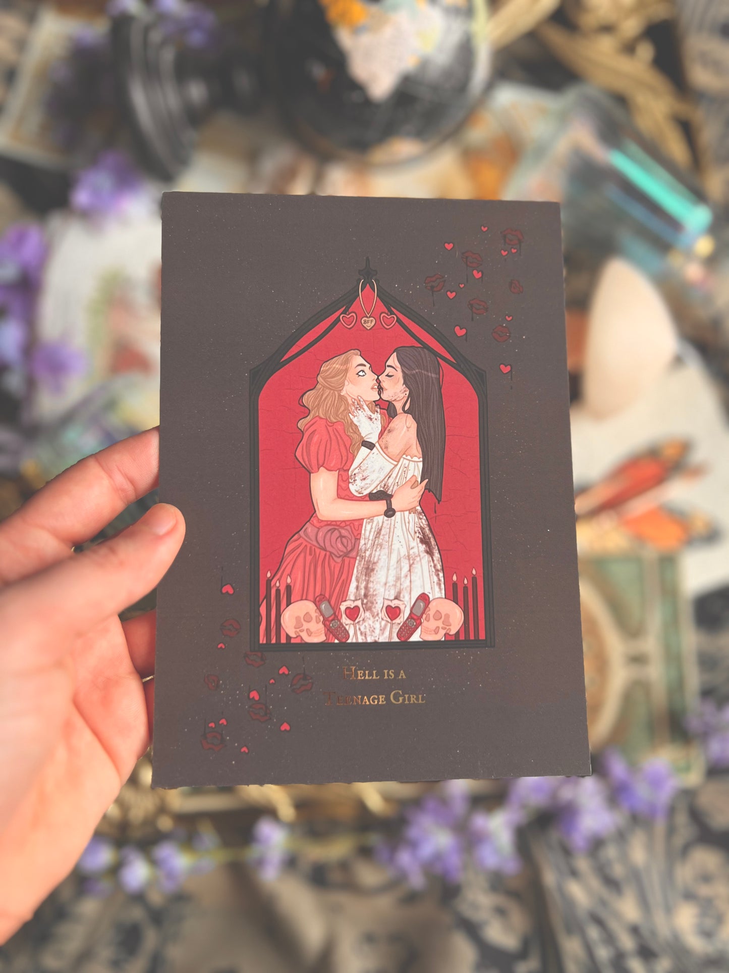 Spooky Couple Prints (Red & Black)
