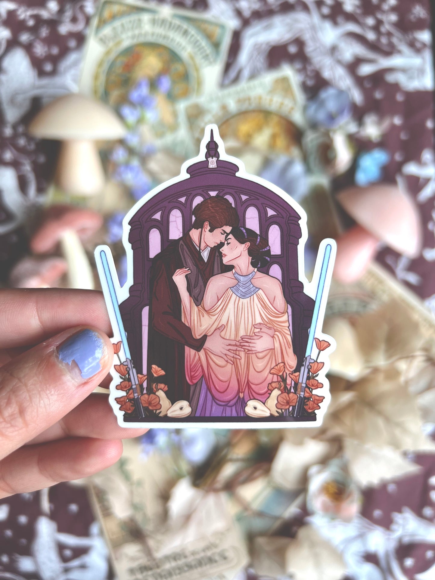 Anakin and Padme Sticker