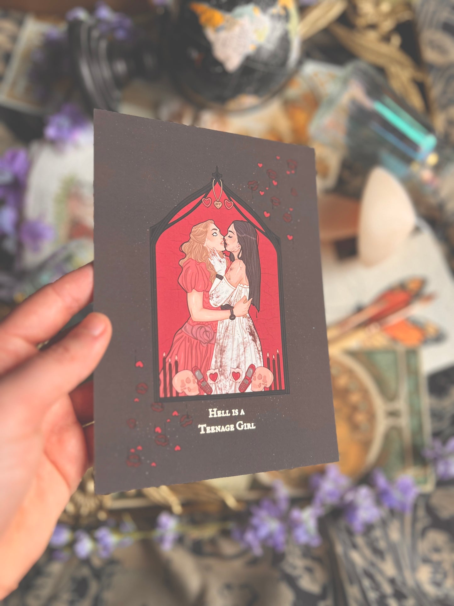 Spooky Couple Prints (Red & Black)