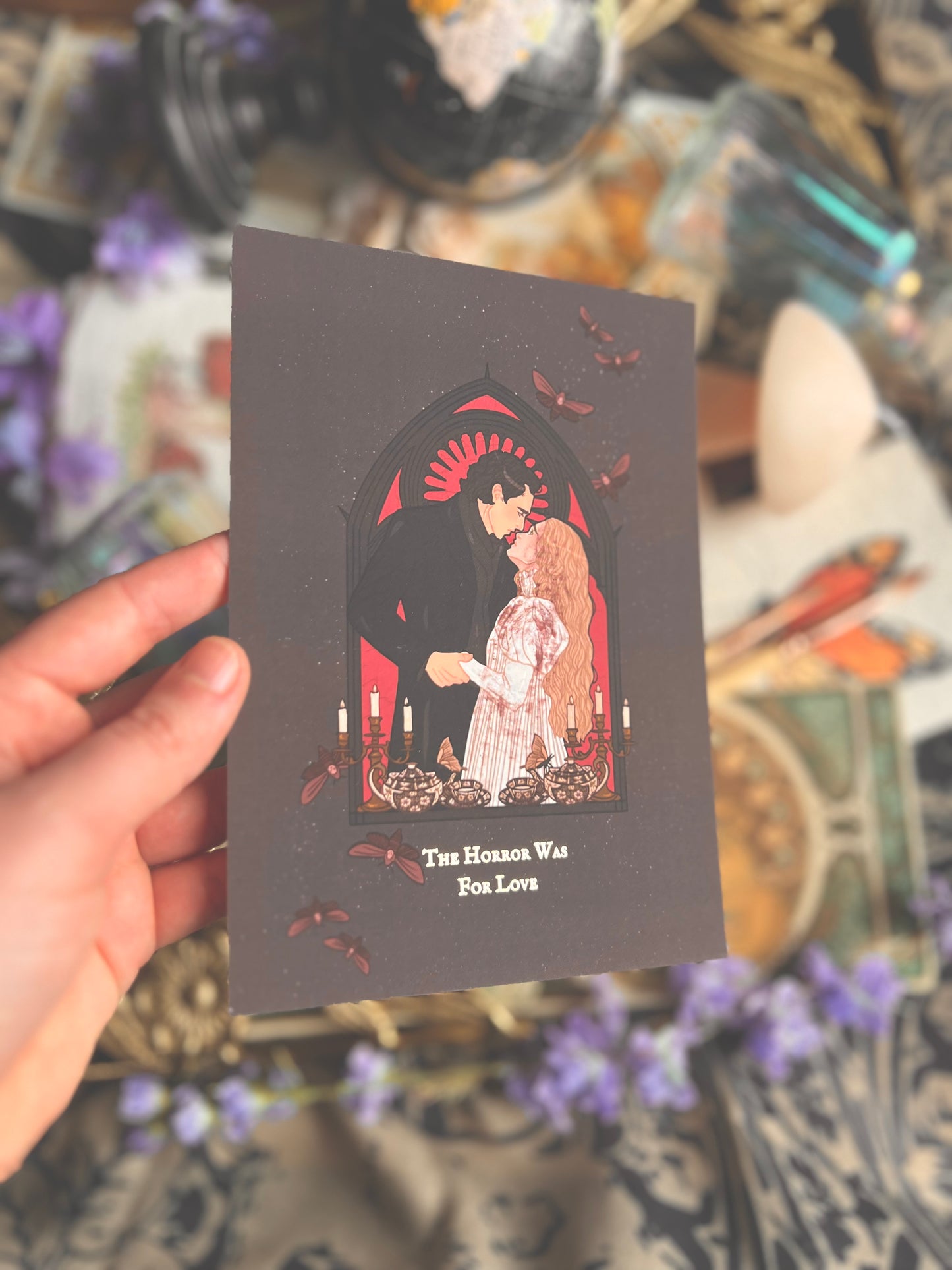 Spooky Couple Prints (Red & Black)