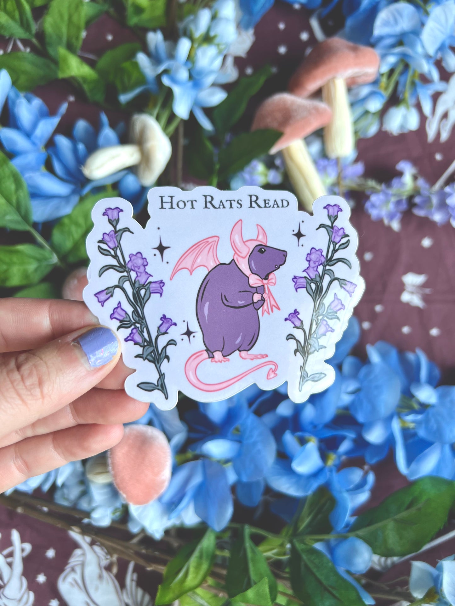 Hot Rats Read Sticker