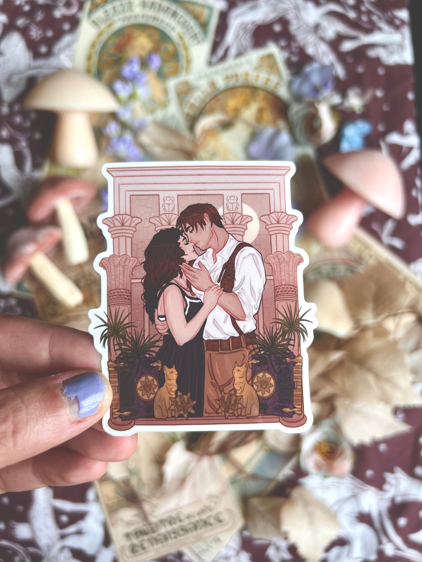 Rick and Evie Sticker