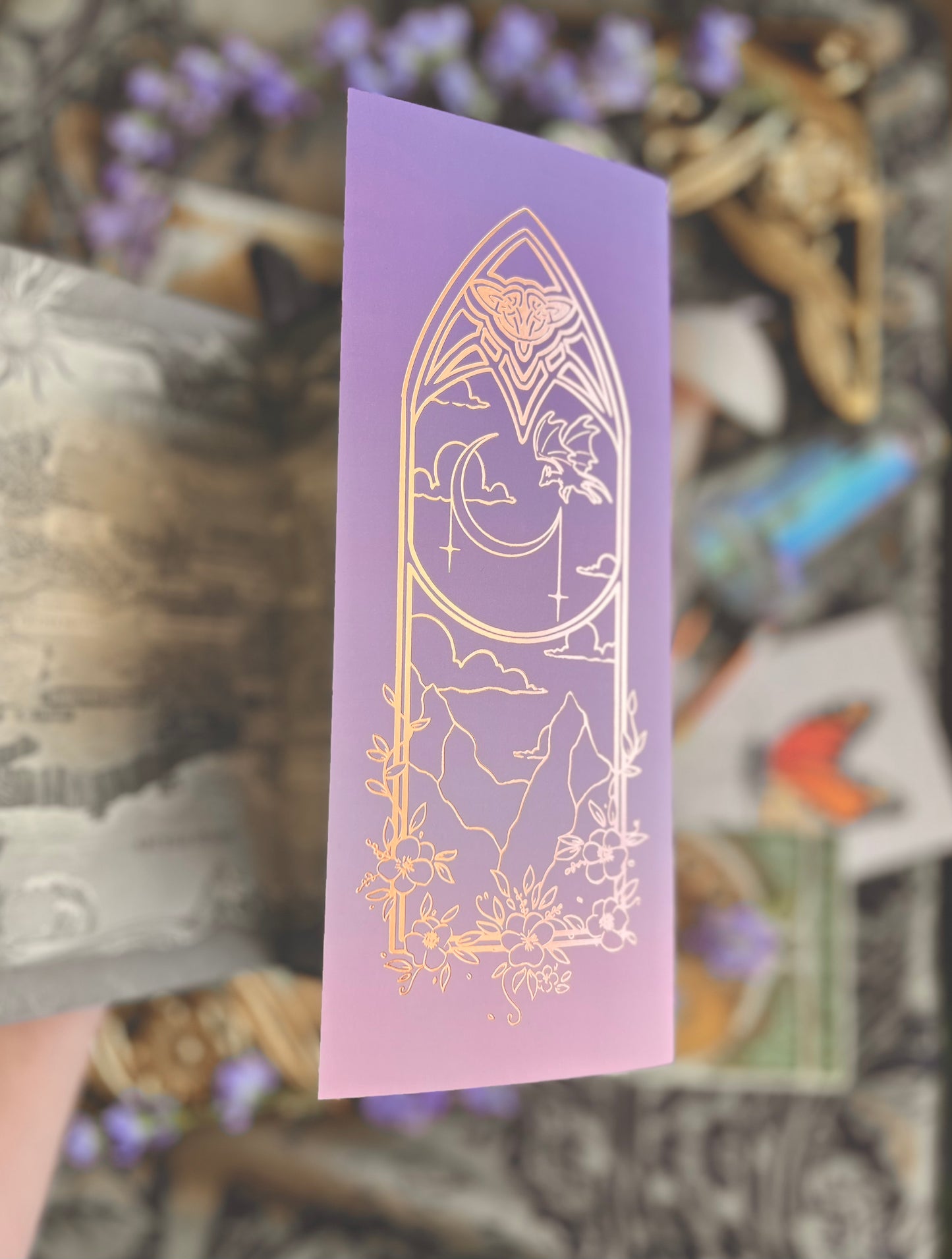 Fourth Wing Rose Gold Foil Dust Jacket