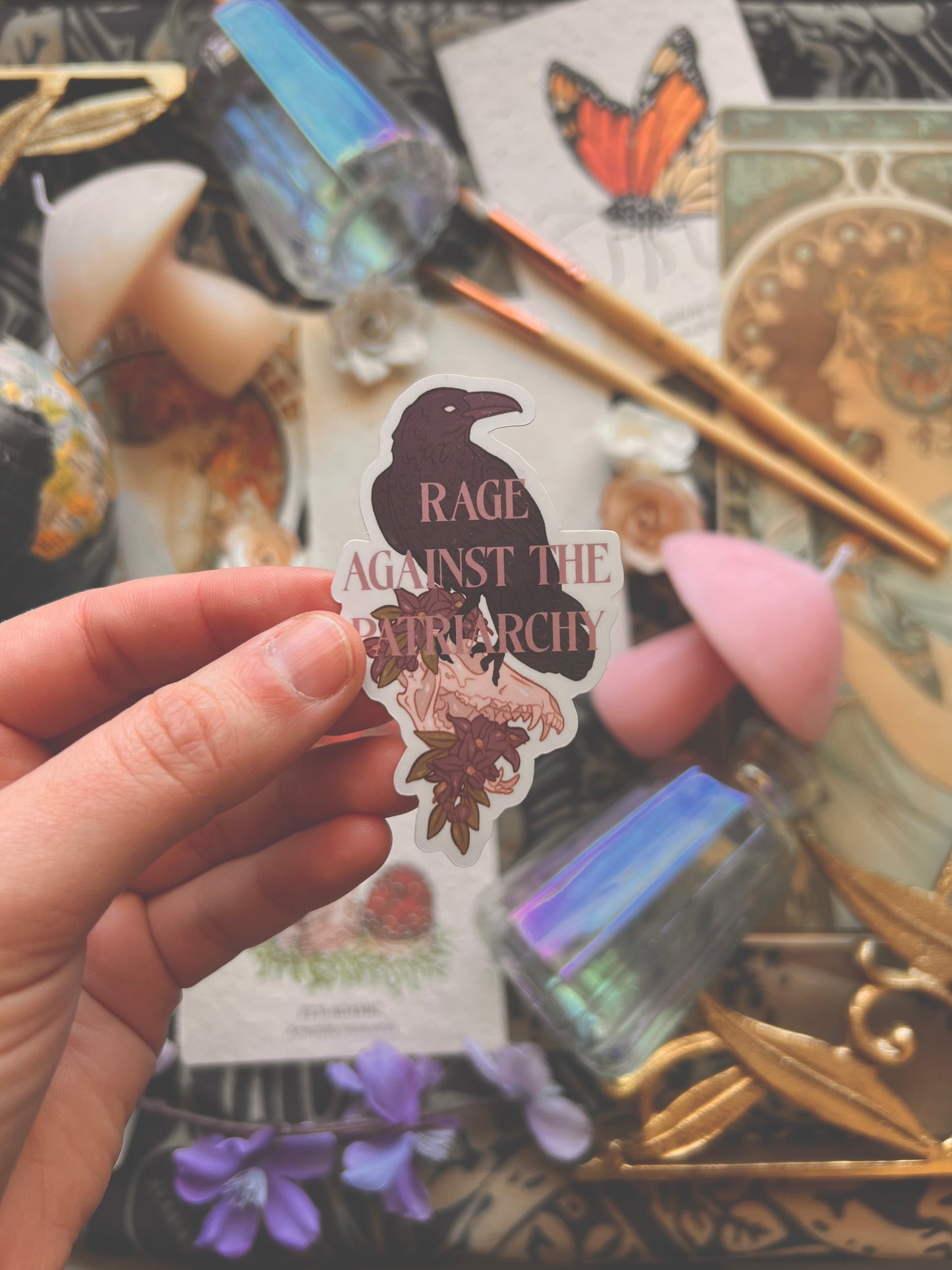 Rage Against the Patriarchy Sticker