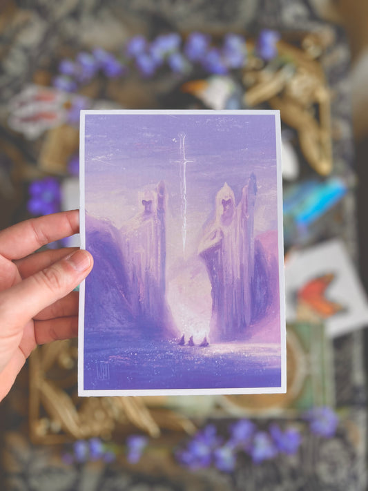 Lord of the Rings Argonath Print