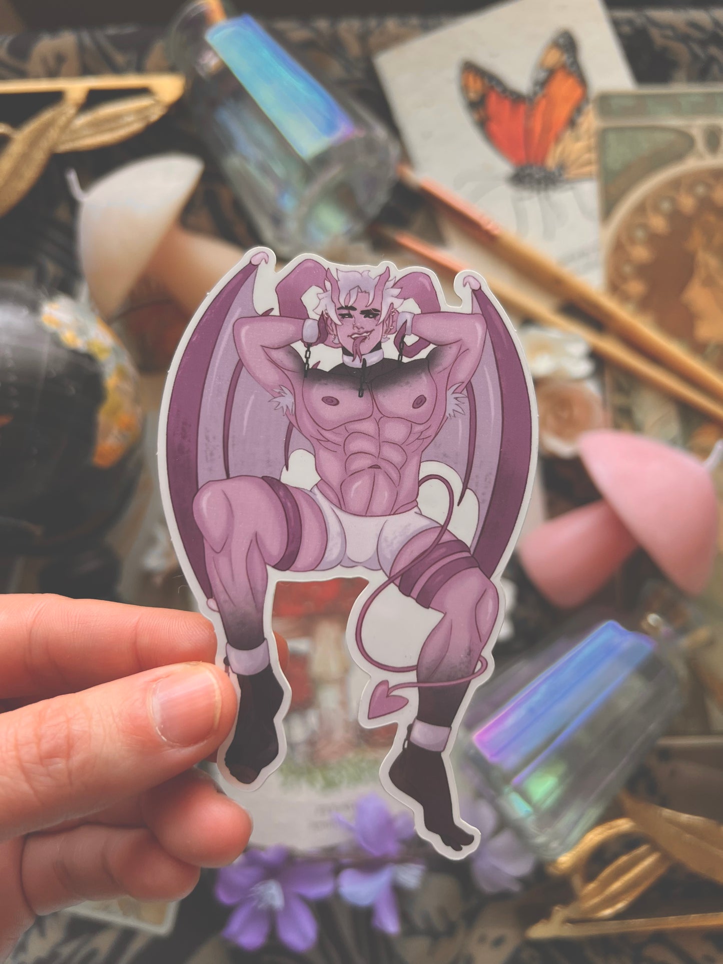 Demon Daddy Stickers