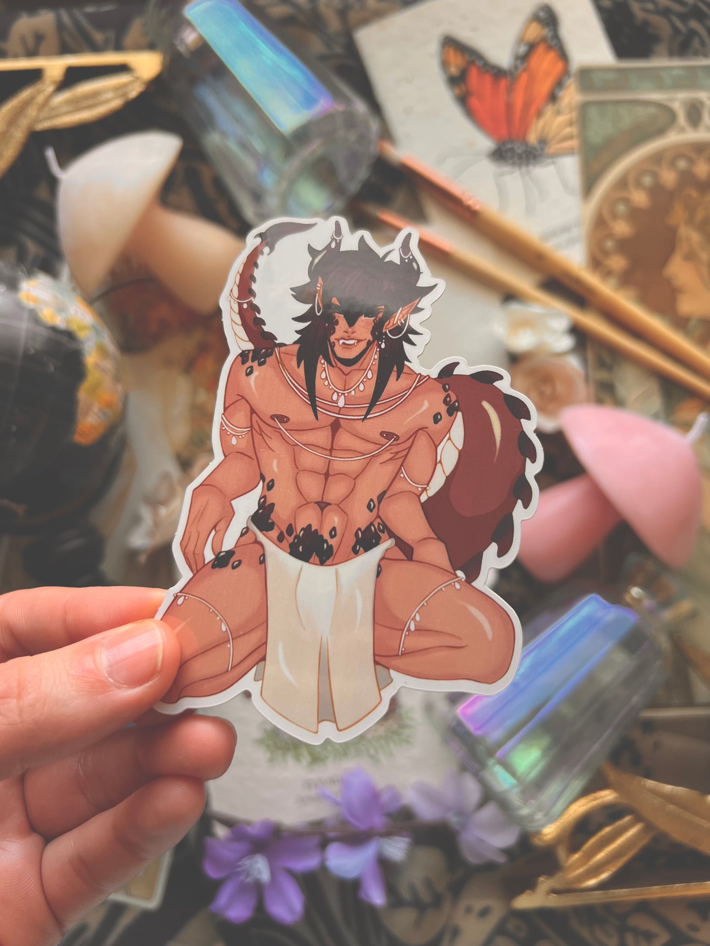 Demon Daddy Stickers
