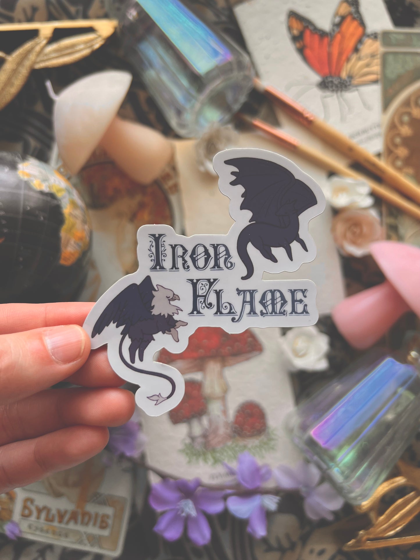 Fourth Wing and Iron Flame Stickers