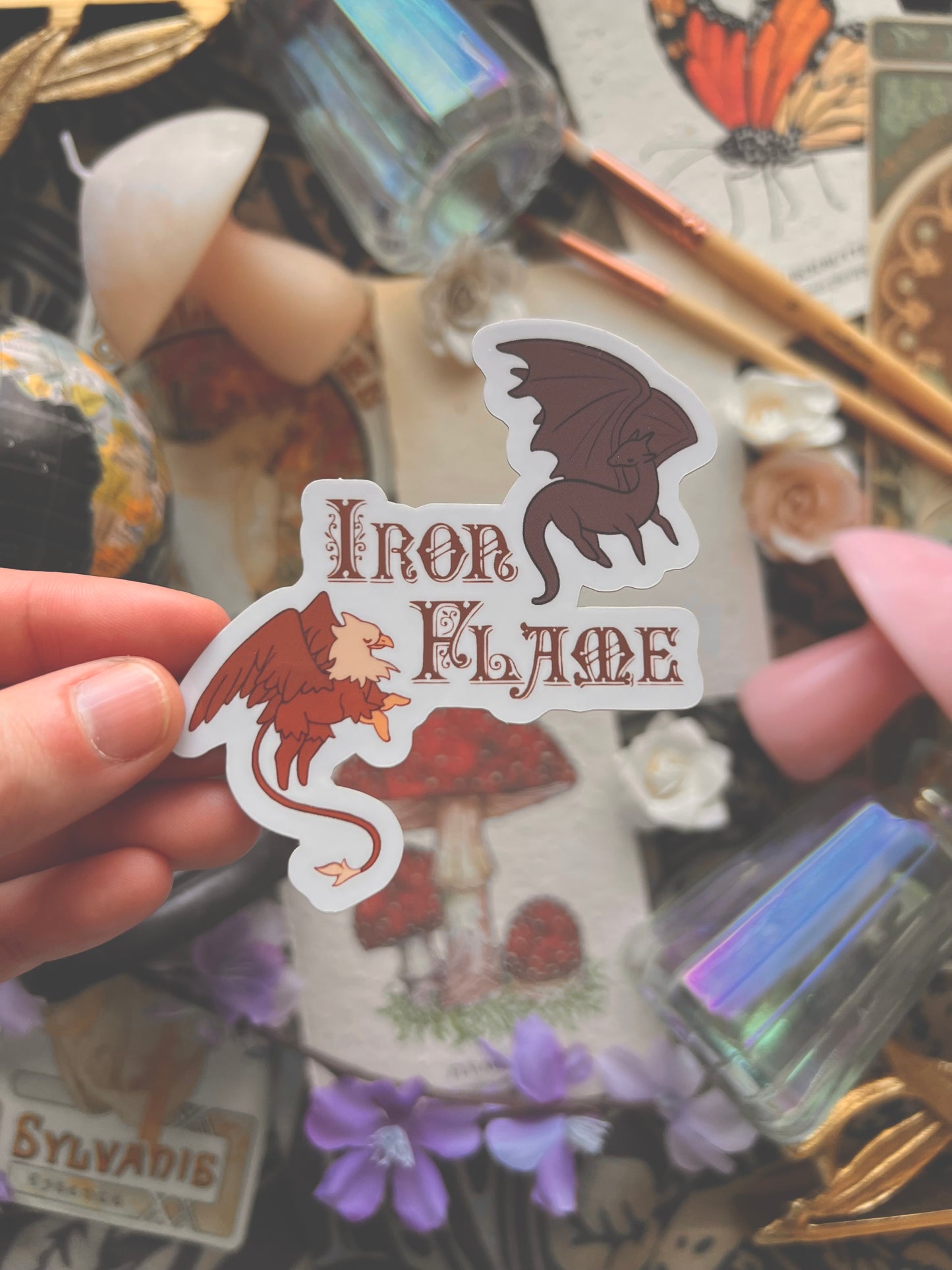 Fourth Wing and Iron Flame Stickers
