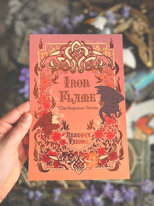 Iron Flame Copper Foil Prints