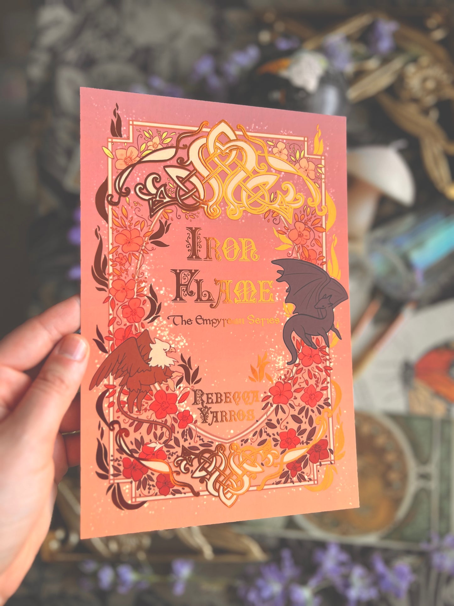 Iron Flame Copper Foil Prints