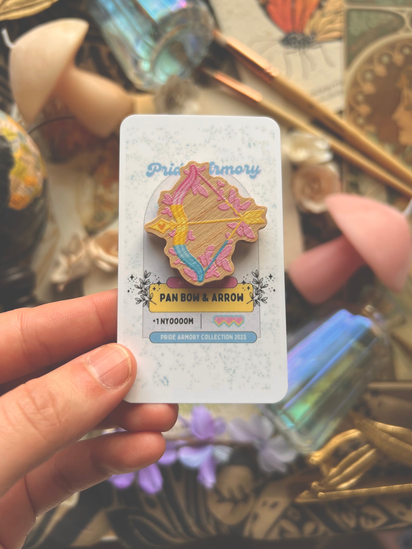 Pride Armory Wooden Pins