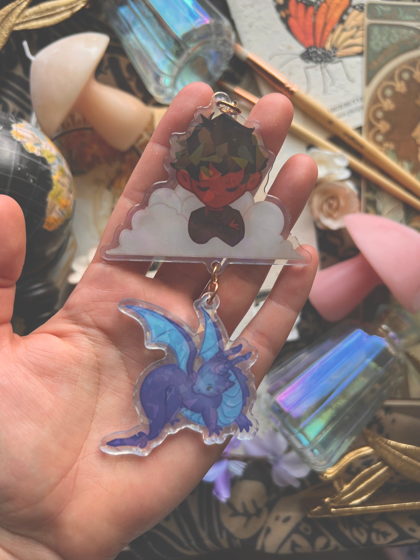 Fourth Wing Hanging Charms