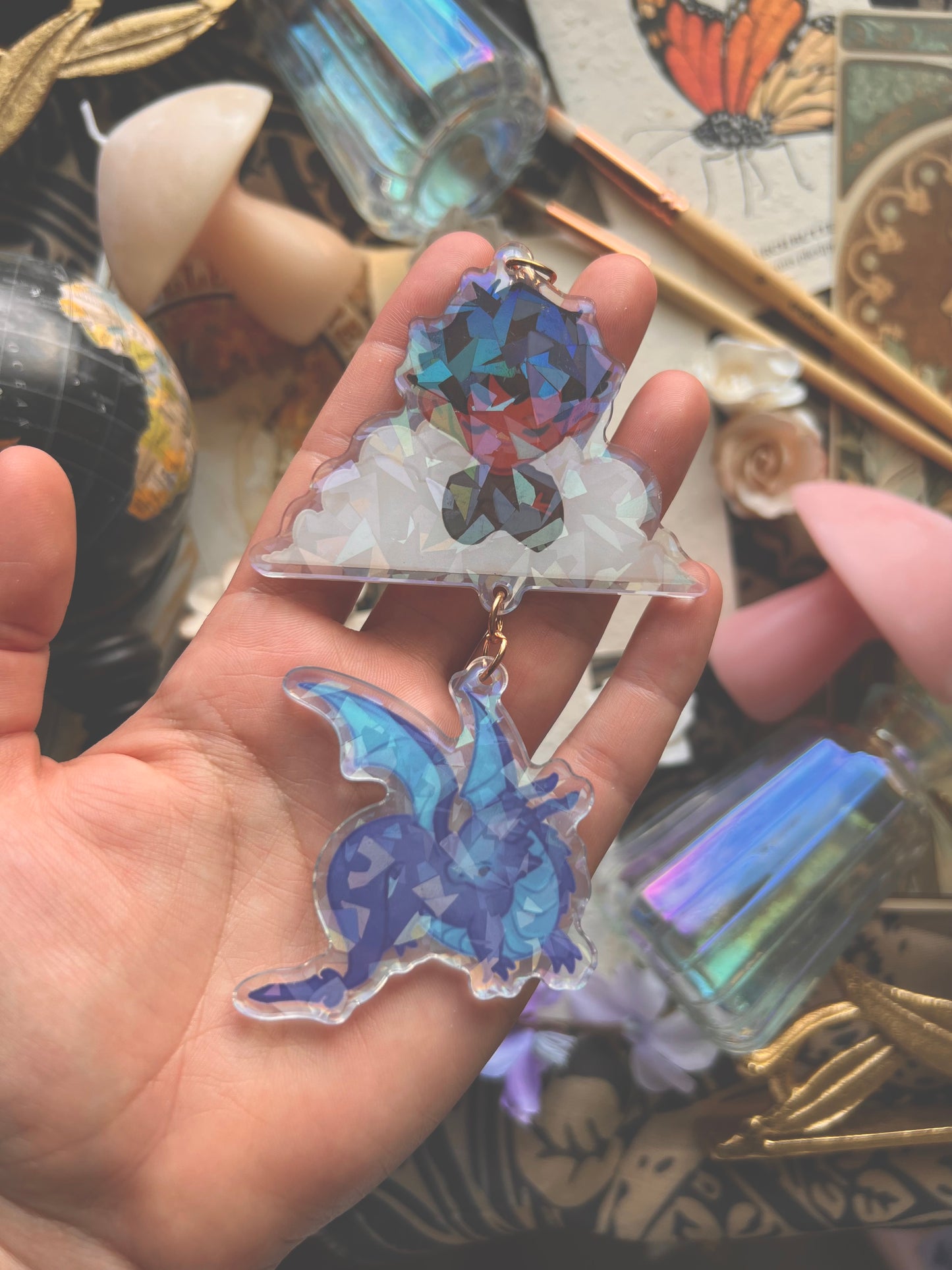 Fourth Wing Hanging Charms