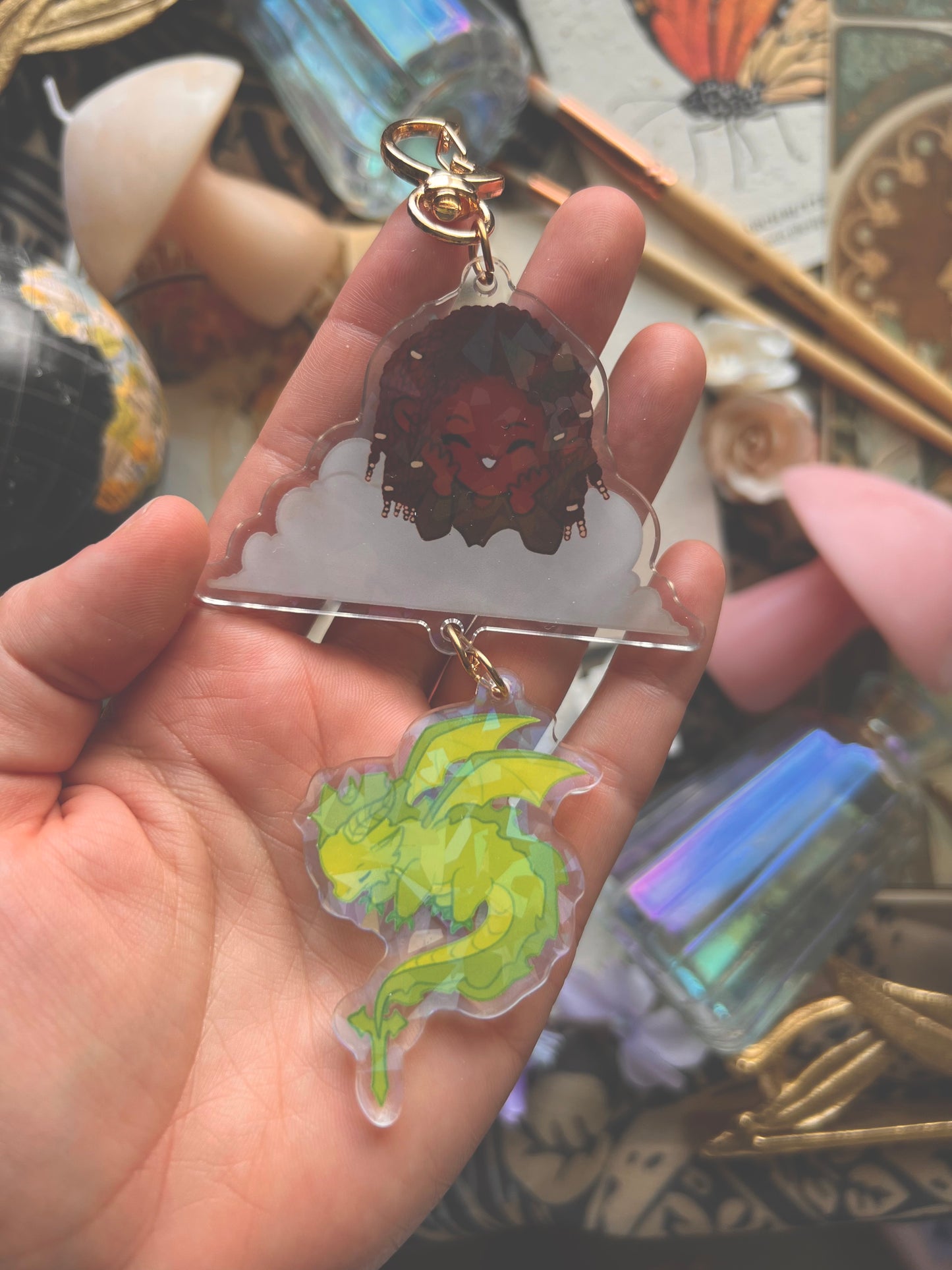 Fourth Wing Hanging Charms