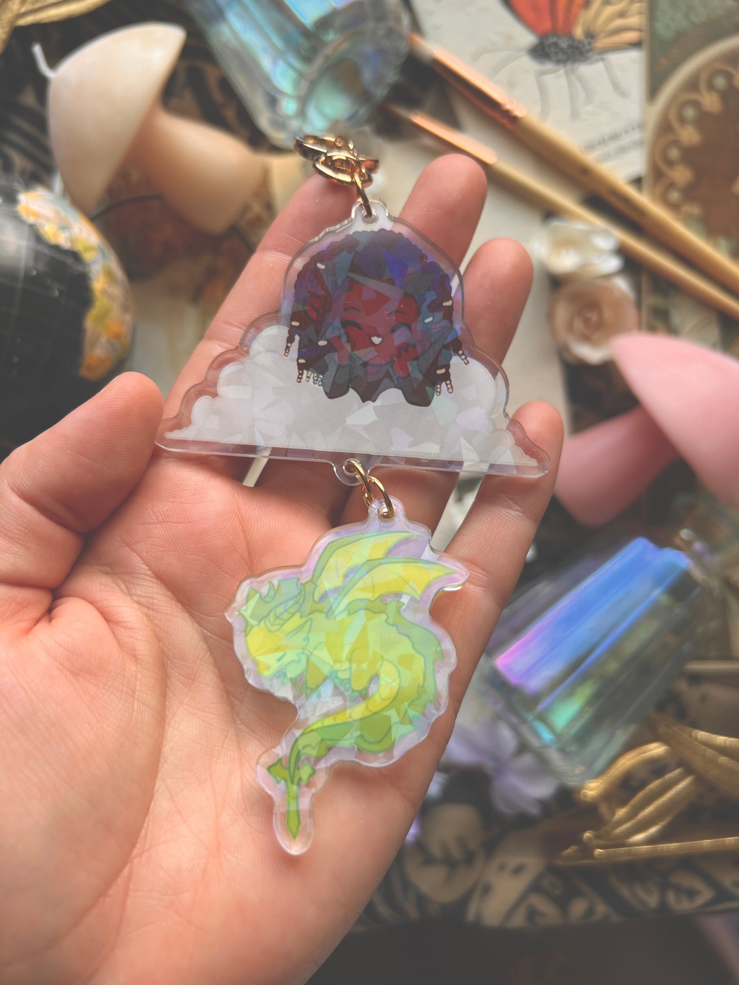 Fourth Wing Hanging Charms