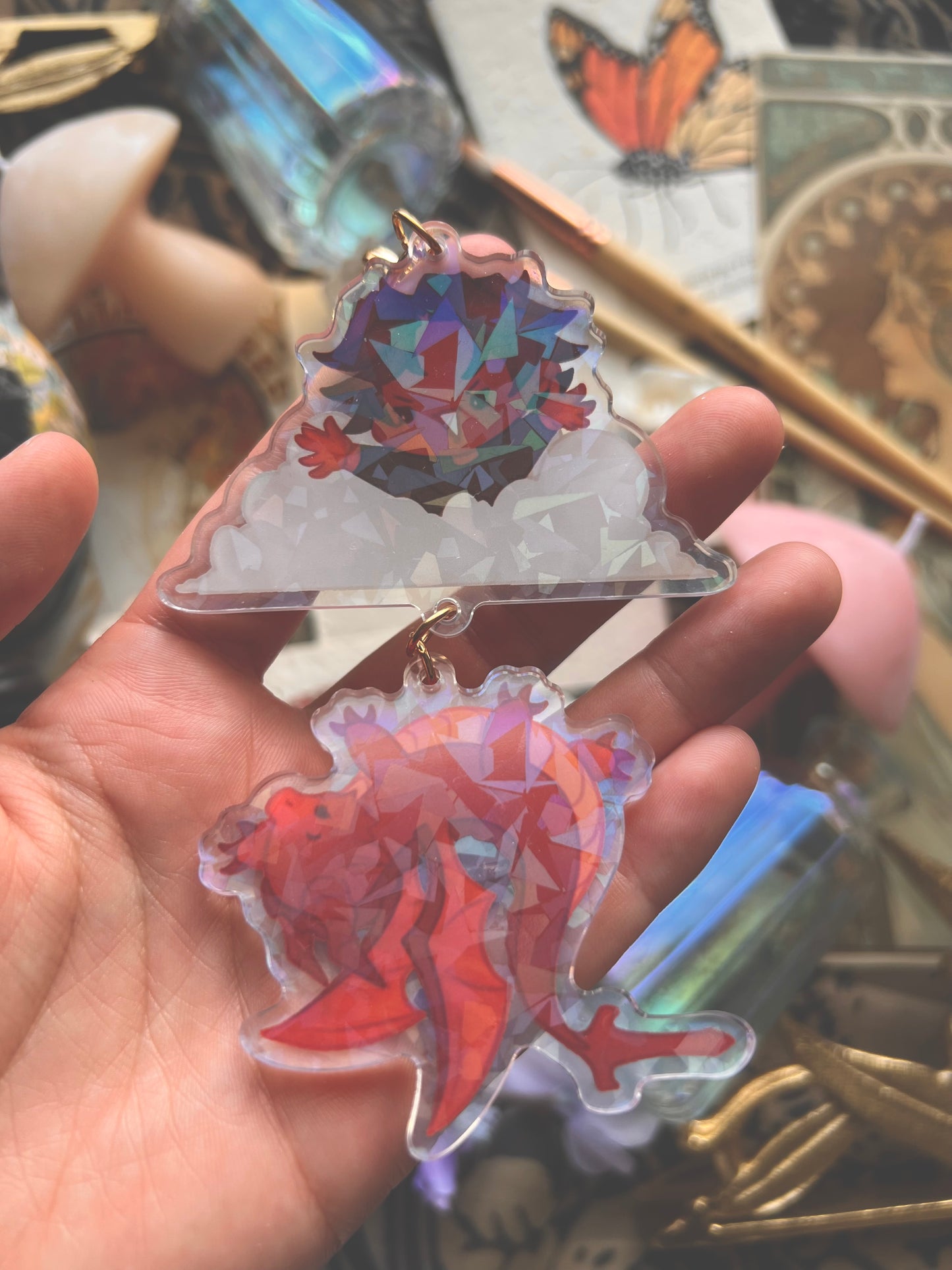Fourth Wing Hanging Charms
