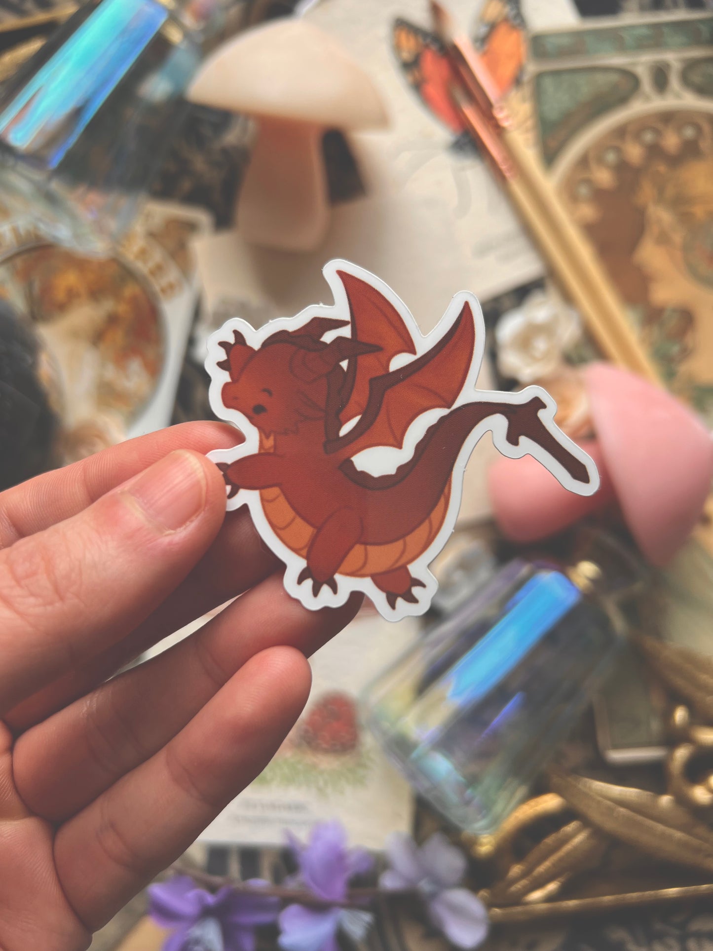 Fourth Wing Dragon Sticker Pack
