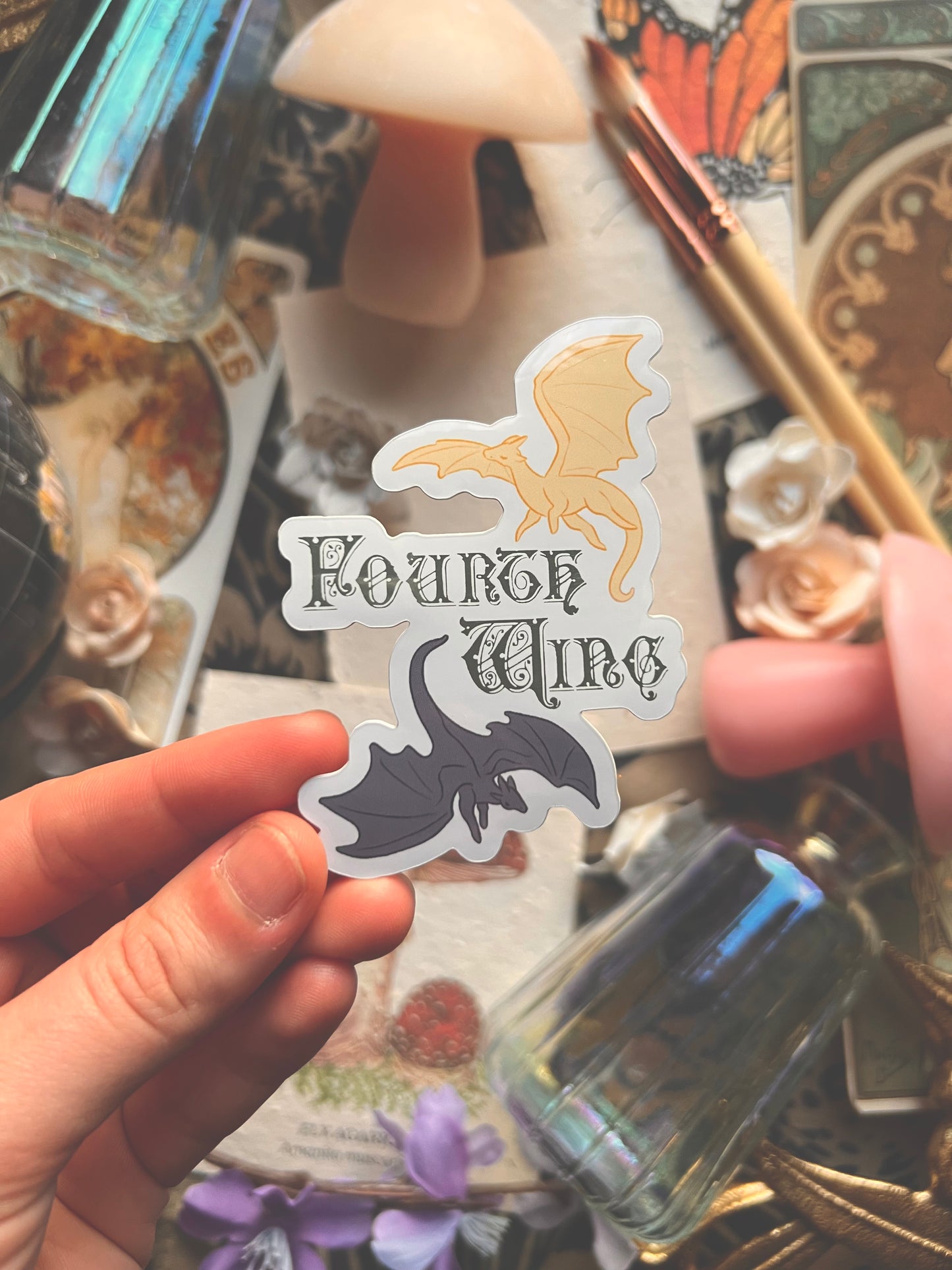 Fourth Wing and Iron Flame Stickers