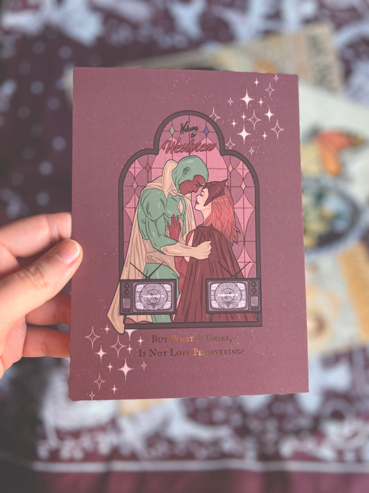 Wandavision Gold Foil Print