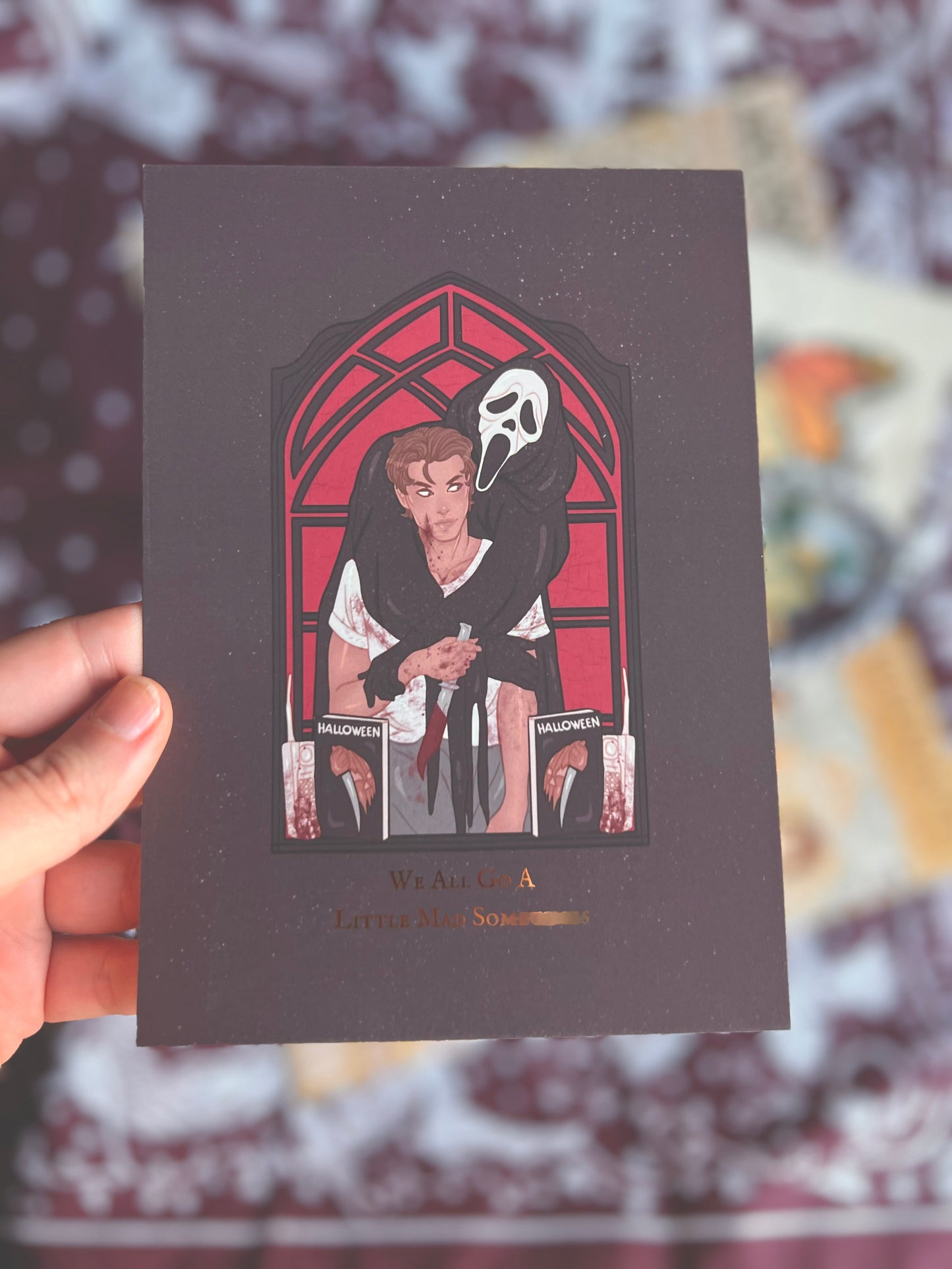 Spooky Couple Prints (Red & Black)