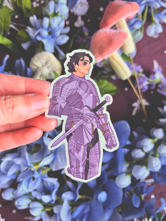 The Knight and the Moth Stickers